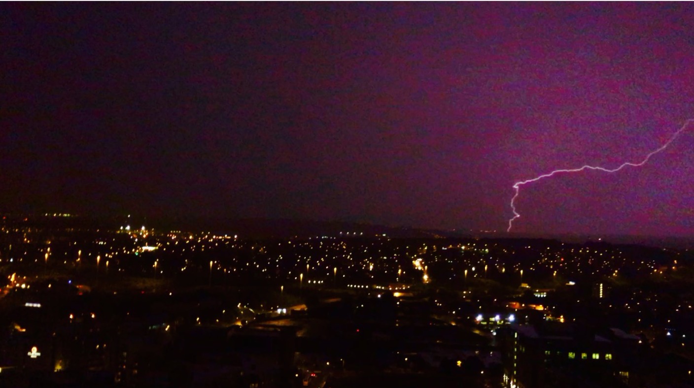 thunder and lightning in december