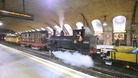London Underground's test steam run.
