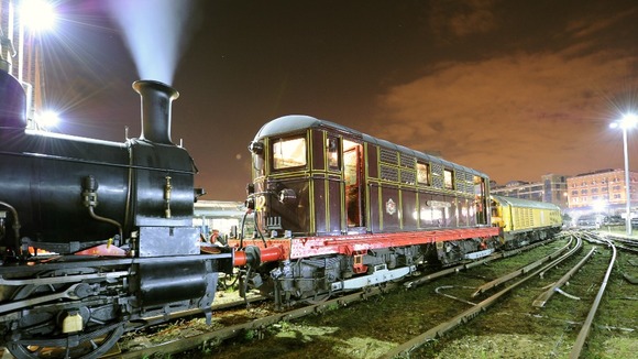 London Underground's test steam run.