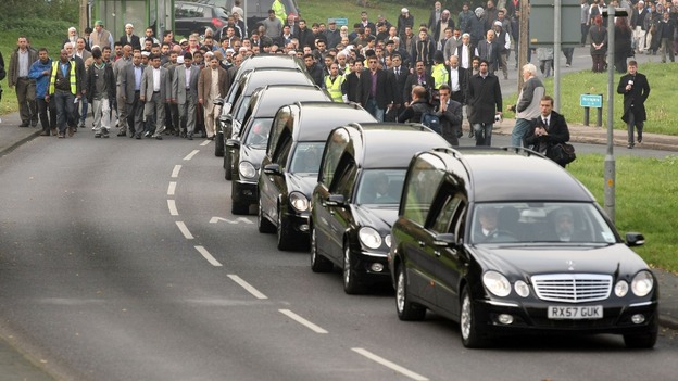The funeral cortege