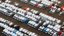 Ford Transit vans at the Southampton factory