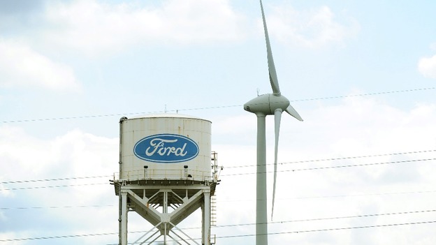 The Ford plant in Dagenham, Essex.