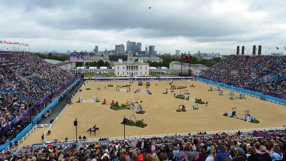 Equestrian arena.