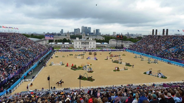 Equestrian arena.