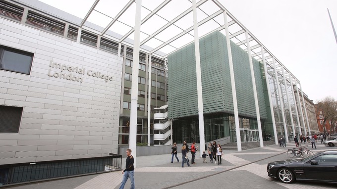 Imperial College London was ranked eighth
