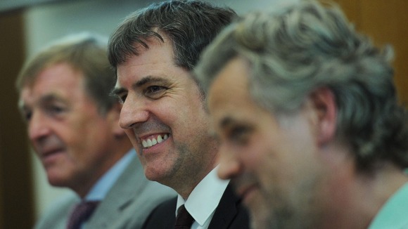 Former Liverpool manager Kenny Dalglish at a press conference announcing plans for a Hillsborough charity single