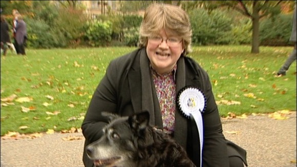 Therese Coffey and Rizzo
