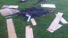 Illegal fire damage in Leicestershire