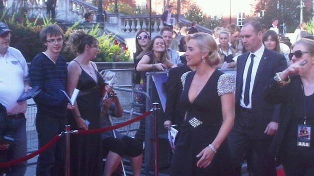 Kate Winslet appears at the premiere of Titanic in 3D, the film that shot her to critical acclaim