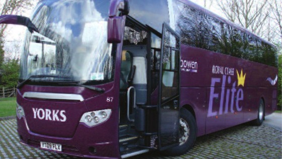 One of Bowen Travel Group's coaches