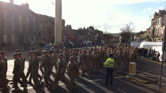 Yorks 3 regiment funeral thursby