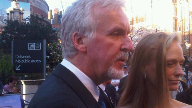 James Cameron speaks to ITV's Nina Nannar