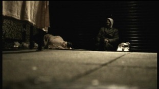 Sleeping on the streets