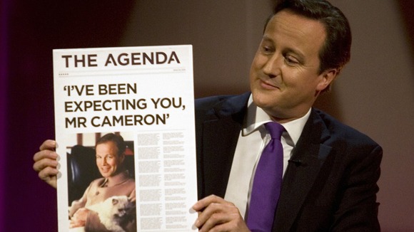 "I've been expecting you Mr Cameron"