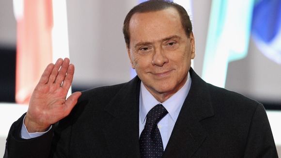 Former Italian Prime Minister Silvio Berlusconi.