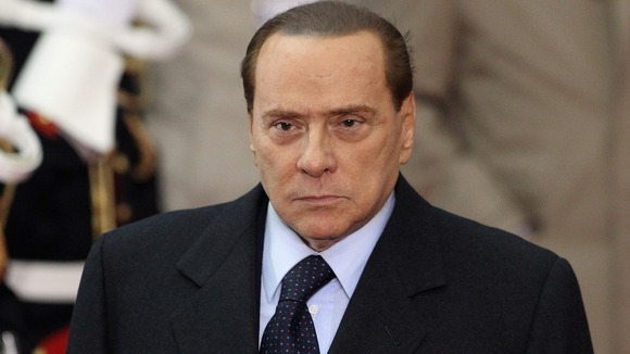 Former Italian Prime Minister Silvio Berlusconi.