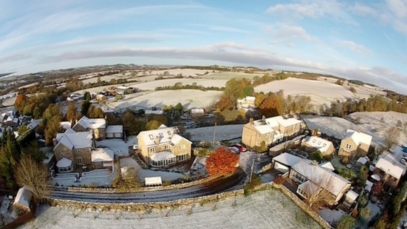 From Oliver and Jamie who were flying over Hexham.