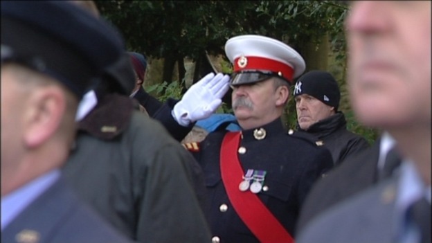 Paying their respects