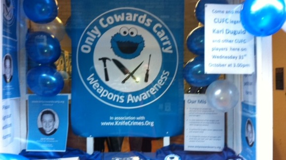 Knife crime awareness shop opens