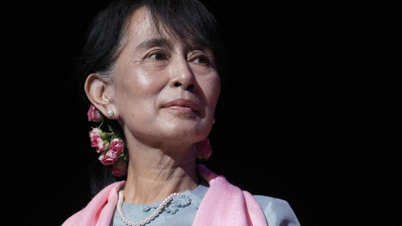 Aung San Suu Kyi.