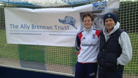 Hannah was made a patron of the Ally Brennan Trust in St Ives today