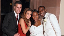 Fabrice Muamba wedding Robin Van Persie