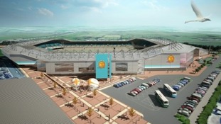 Image of what Sandy Park would look like after the expansion.