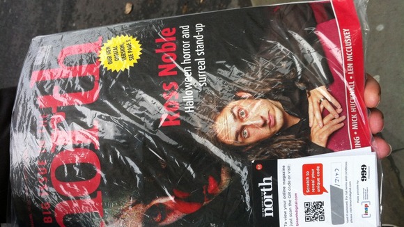 The card, which costs £2 - the same as the magazine - features a scratch-off panel to reveal a unique code