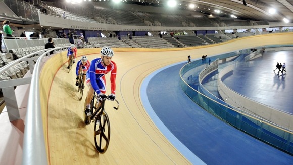 The Olympic Velodrome in east London