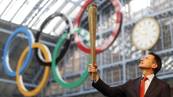 Lord Coe Olympics at St Pancras