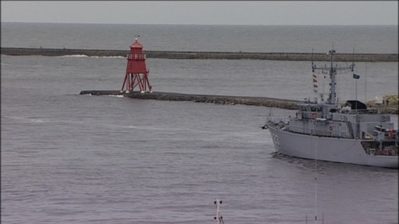 Six NATO warships moored on the Tyne have left for open sea