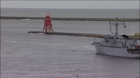 Six NATO warships moored on the Tyne have left for open sea