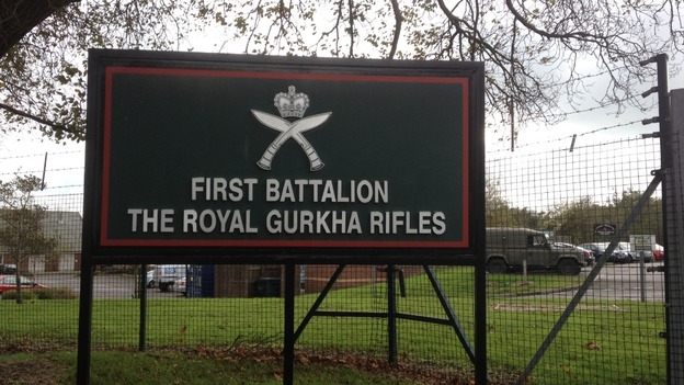 The gurkha barracks