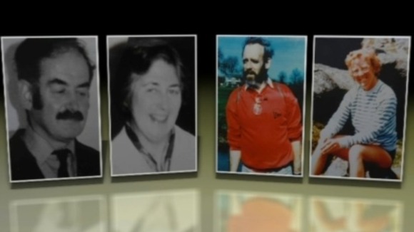 (l-r) Richard and Helen Thomas Peter and Gwenda Dixon