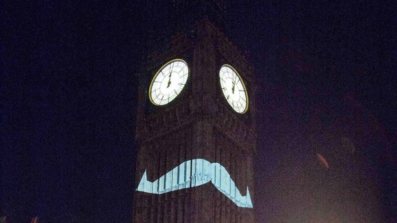 Famous London landmark Big Ben.