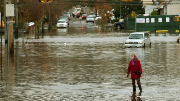 Staten Island suffered terrible floods as a result of Sandy
