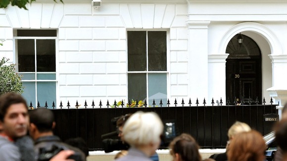 The dresses were stolen from Amy Winehouse's home in Camden Square in north London, which has become a shrine to the star.