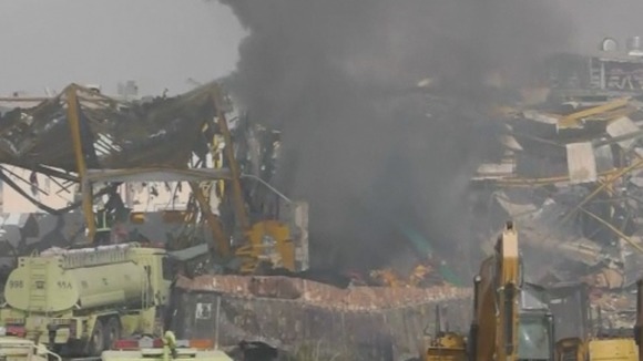 Fuel track crash aftermath