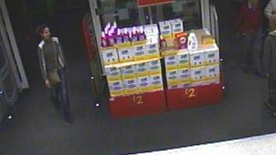 Catherine Gowing on CCTV at ASDA in Queensferry