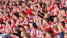 Hundreds of fans turned out to join their footballing heroes for a photo