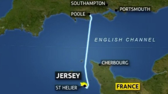 Graphic map of route