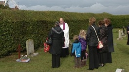 Memorial service for man buried without a name