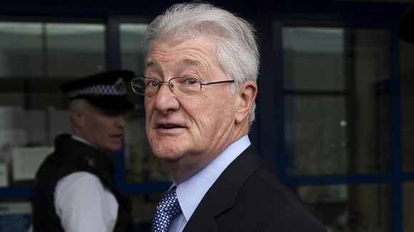 Christopher Tappin at Heathrow police station, where he was handed over to US marshals and taken to America in February