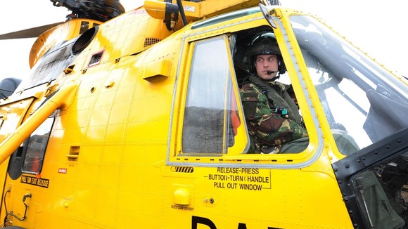 Prince William at work