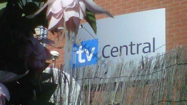 The weather garden at ITV Central's Nottingham studio