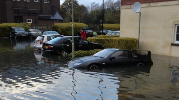 Flooding in Bridgend