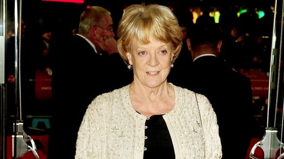 Dame Maggie Smith at a film screening in London