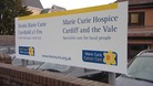 Marie Curie Hospice sign