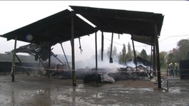 Barn fire