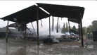 Barn fire